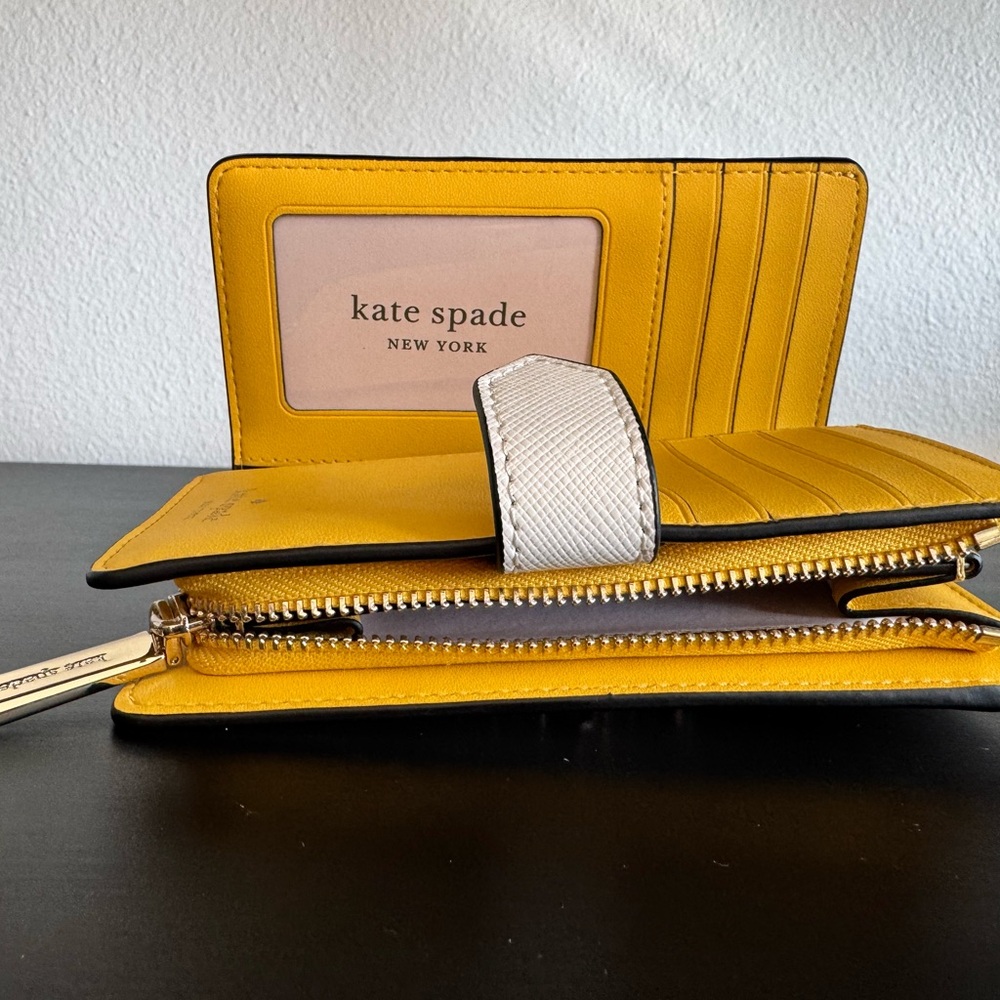 Kate Spade White Bee-Embellished Wallet - Picture 6 of 7
